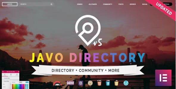 JAVO – DIRECTORY WORDPRESS THEME